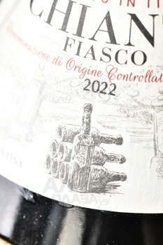Vita Chianti Fiasco - вино Вита Кьянти Фьяско 0.75 л красное сухое