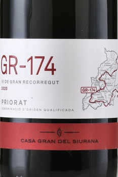 Casa Gran del Siurana GR-174 Priorat - вино Каса Гран дель Сиурана ГР-174 Приорат 0.75 л красное сухое
