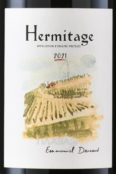 Emmanuel Darnaud Hermitage - вино Эммануэль Дарно Эрмитаж 0.75 л красное сухое