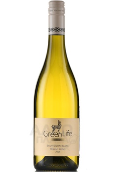 GreenLife Sauvignon Blanc Maule Valley - вино ГринЛайф Совиньон Блан Мауле Валле 0.75 л белое сухое