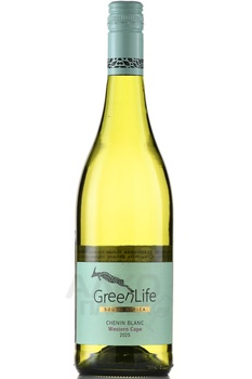 GreenLife Chenin Blanc Western Cape - вино ГринЛайф Шенен Блан Вестерн Кейп 0.75 л белое сухое