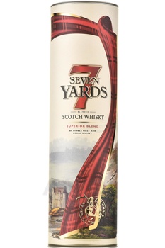 Seven Yards 3 years - виски Севен Ярдс 3 года 0.7 л в тубе