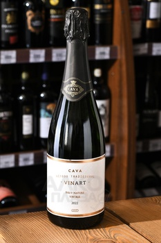 Vinart Vintage Cava - вино игристое Винарт Винтаж Кава 0.75 л белое брют натюр
