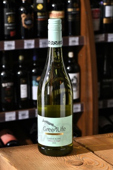GreenLife Chenin Blanc Western Cape - вино ГринЛайф Шенен Блан Вестерн Кейп 0.75 л белое сухое