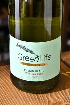 GreenLife Chenin Blanc Western Cape - вино ГринЛайф Шенен Блан Вестерн Кейп 0.75 л белое сухое