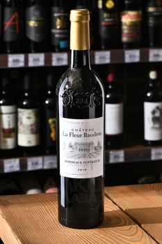 Chateau La Fleur Baudron Bordeaux Superieur - вино Шато ля Флер Бодрон Бордо Супериор 0.75 л красное сухое