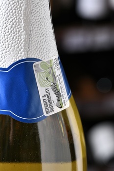 Mountain River Sauvignon Blanc - вино игристое Маунтэн Ривер Совиньон Блан 0.75 л белое экстра брют