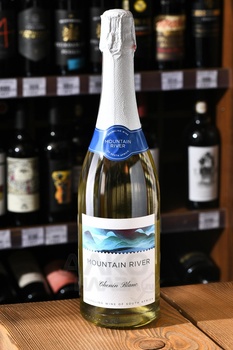 Mountain River Chenin Blanc - вино игристое Маунтэн Ривер Шенен Блан 0.75 л белое экстра брют