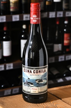 Cona Conila Pinotage - вино Кона Конила Пинотаж 0.75 л красное сухое