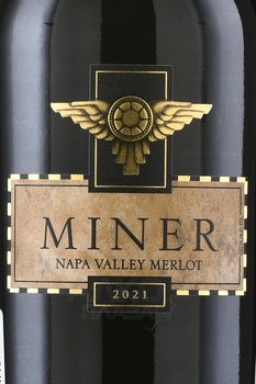 Miner Napa Valley Merlot - вино Майнер Напа Вэлли Мерло 0.75 л красное сухое