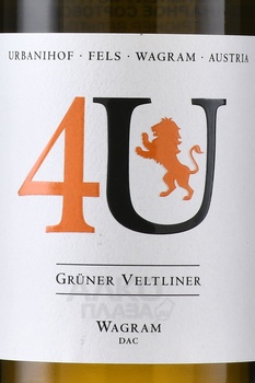 Urbanihof 4U Gruner Veltliner - вино Урбанихоф 4Ю Грюнер Вельтлинер 0.75 л сухое белое