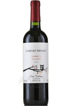 Gimenez Mendez Reserva Tannat - вино Хименес Мендес Резерва Таннат 0.75 л красное сухое
