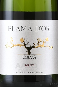 Cava Flama d’Or - вино игристое Кава Флама д’Ор 0.75 л белое брют
