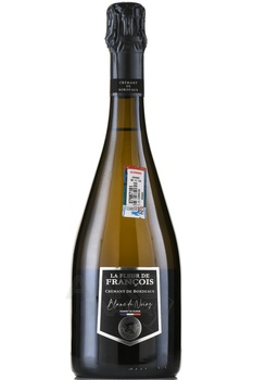 La Fleur de Francois Cremant de Bordeaux Blanc de Noirs - вино игристое Ля Флер де Франсуа Креман де Бордо Блан де Нуар 0.75 л белое брют