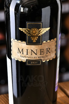 Miner Napa Valley Merlot - вино Майнер Напа Вэлли Мерло 0.75 л красное сухое