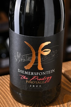 Diemersfontein The Prodigy Pinotage - вино Димерсфонтейн Продиджи Пинотаж 0.75 л красное сухое
