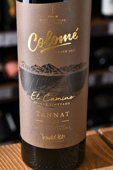 Colome El Camino Tannat - вино Коломе Эль Камино Таннат 0.75 л красное сухое