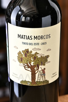 Matias Morcos Tinto del Este - вино Матиас Моркос Тинто дель Эсте 0.75 л красное сухое
