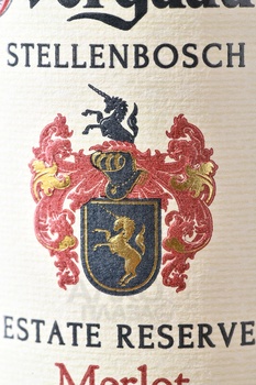Overgaauw Estate Reserve Merlot - вино Овергаау Истейт Резерв Мерло 0.75 л красное сухое