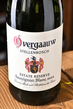 Overgaauw Estate Reserve Sauvignon Blanc - вино Овергаау Истейт Резерв Совиньон Блан 0.75 л белое сухое