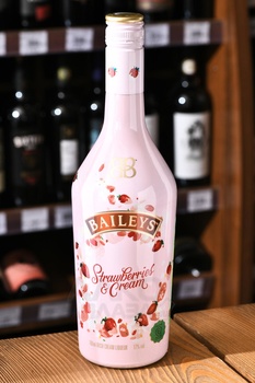 Baileys Strawberry & Cream - ликер Бэйлис с ароматом Клубники и Сливок 0.7 л