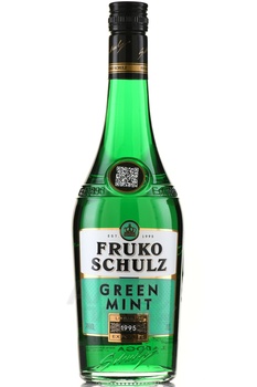 Fruko Schulz Green Mint - ликер Фруко Шульц Зеленая Мята 0.7 л
