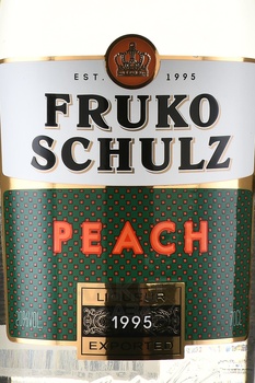 Fruko Schulz Peach - ликер Фруко Шульц Персик 0.7 л