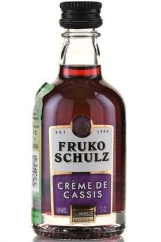 Fruko Schulz Creme de Cassis - ликер Фруко Шульц Крем де Кассис 0.05 л