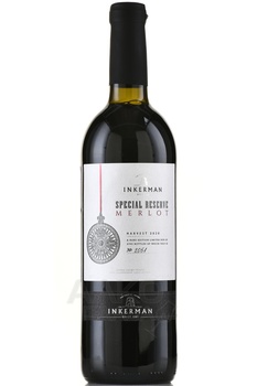 Вино Инкерман Мерло Спешл Резерв 0.75 л красное сухое