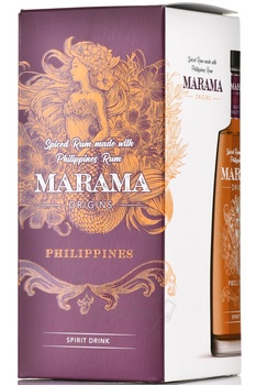 Marama Origins Philippines Spiced - ром Марама Филиппины Спайсед Оригинальный 0.7 л в п/у