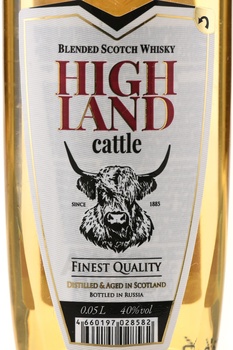 Highland Cattle - виски Хайлэнд Кэттл 0.05 л