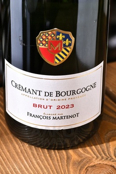 Francois Martenot Cremant de Bourgogne - вино игристое Франсуа Мартено Креман де Бургонь 0.75 л белое брют