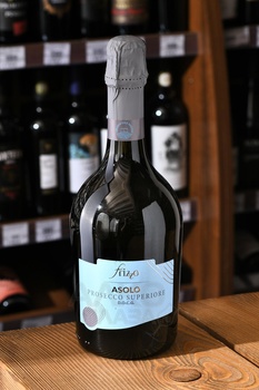 Frizzo Asolo Prosecco - вино игристое Фриццо Азоло Просекко Супериоре 0.75 л белое брют