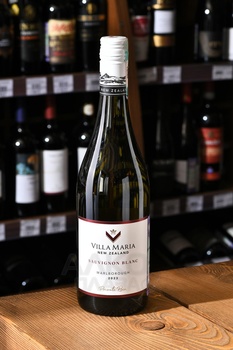 Villa Maria Private Bin Sauvignon - вино Вилла Мария Прайват Бин Совиньон 0.75 л белое сухое