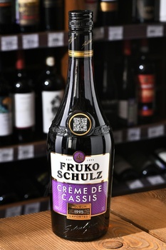 Fruko Schulz Creme de Cassis - ликер Фруко Шульц Крем де Кассис 0.7 л