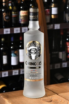 Chinggis Grandkhaan White - водка Чингис Грандхан Уайт 0.75 л