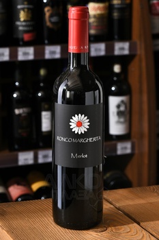 Ronco Margherita Merlot - вино Ронко Маргерита Мерло 0.75 л красное сухое