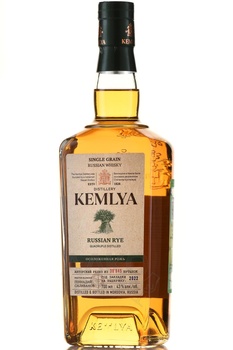 Kemlya Russian Rye - виски зерновой Кемля Рашен Рай 0.7 л