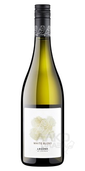 The Legend of Crimea White Blend - вино Легенда Крыма Вайт Бленд 0.75 л белое сухое