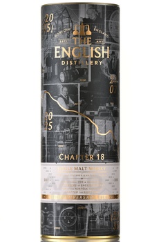 The English Chapter 18 Anniversary Release - виски Инглиш Чаптер 18 Юбилейный Релиз 0.7 л в тубе