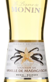Monin Liqueur de Vanille de Madagascar - ликер Монин Ваниль 0.7 л