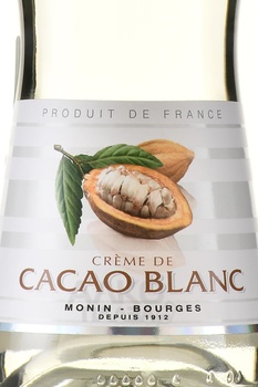 Monin Creme de Cacao Blanc - ликер Монин Какао белое 0.7 л