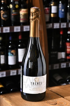 Trenel Extra Brut Cremant de Bourgogne - вино Тренель Экстра Брют Креман де Бургонь 0.75 л белое экстра брют