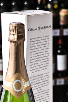Chartron et Trebuchet Cremant de Bourgogne Chardonnay - вино игристое Шартрон э Требюше Креман де Бургонь Шардоне 0.75 л белое брют в п/у