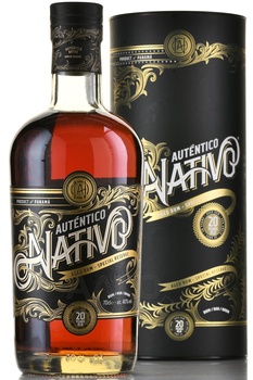 Autentico Nativo Special Reserve in tube - ром Аутентико Нативо Спешл Резерв 20 лет в тубе 0.7 л