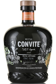 Convite Ensamble Silvestre Joven - мескаль Конвите Энсамбль Сильвестре Ховен 100% Агава 0.75 л