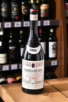 Scarpa Tettineive Barbaresco - вино Скарпа Барбареско Теттиневе 0.75 л красное сухое