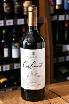 Вино Крю Лермонт Мерло Фанагория 0.75 л красное сухое