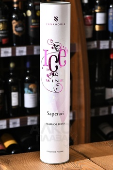 Fanagoria Ice Wine Saperavi - вино Фанагория Ледяное Вино Саперави 0.375 л красное сладкое в тубе