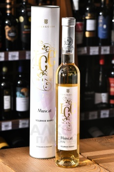 Fanagoria Ice Wine Muscat - вино Фанагория Ледяное Вино Мускат 0.375 л белое сладкое в тубе